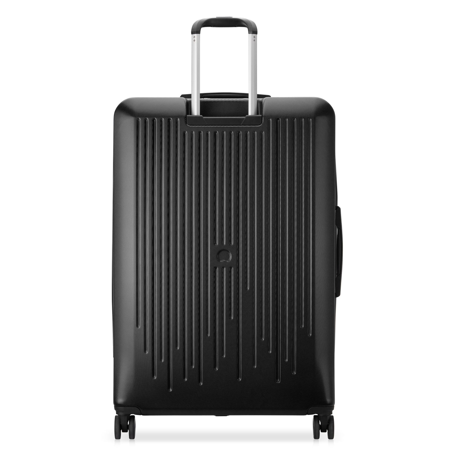 Delsey Paris Christine 2Piece Set 55+82Cm Hardcase 4 Double Wheel Expandable Cabin & Check-In Luggage Trolley Set Black