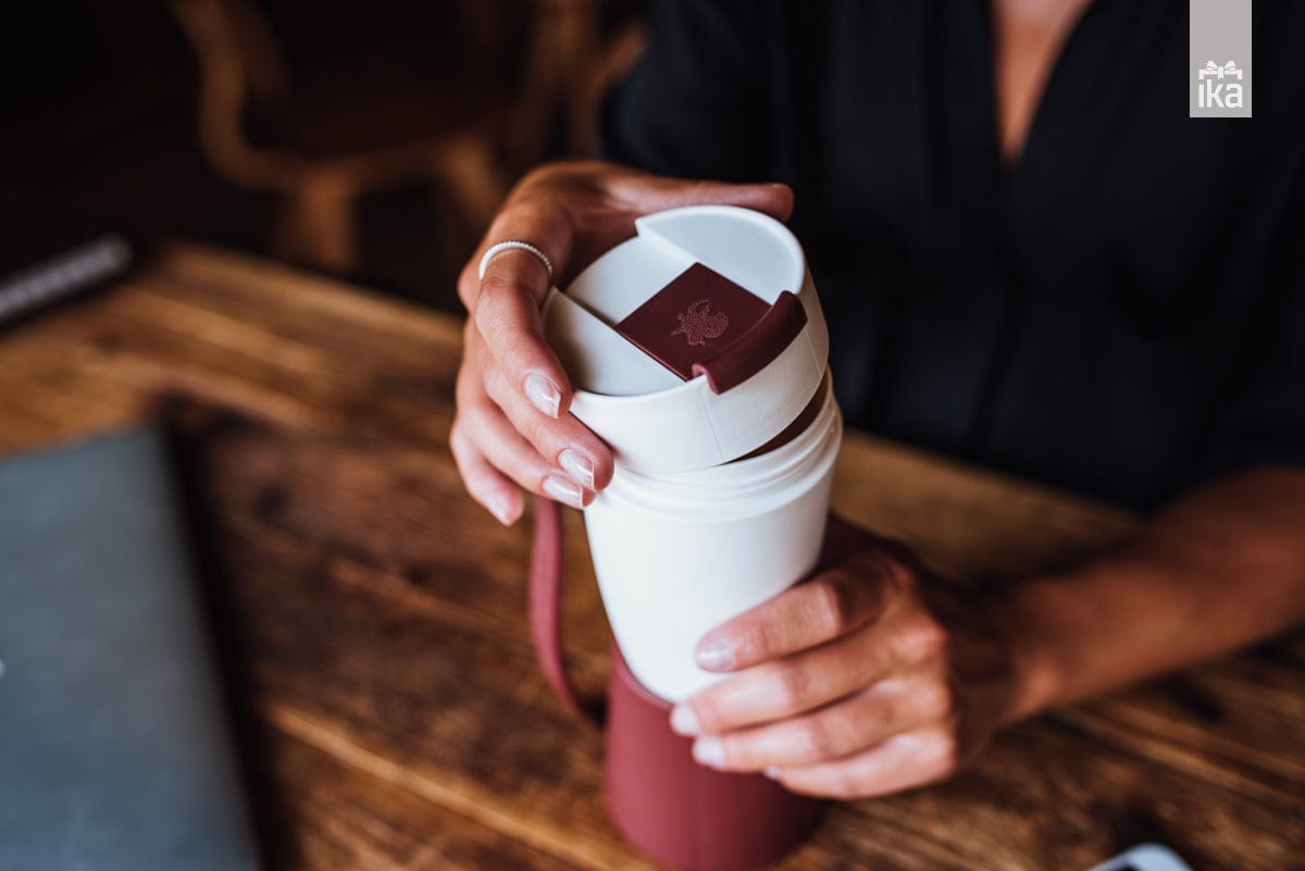 GOAT STORY Mug Marsala Real Leather 470ML