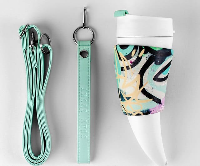 Goat Story Mug West Faux Leather 350Ml