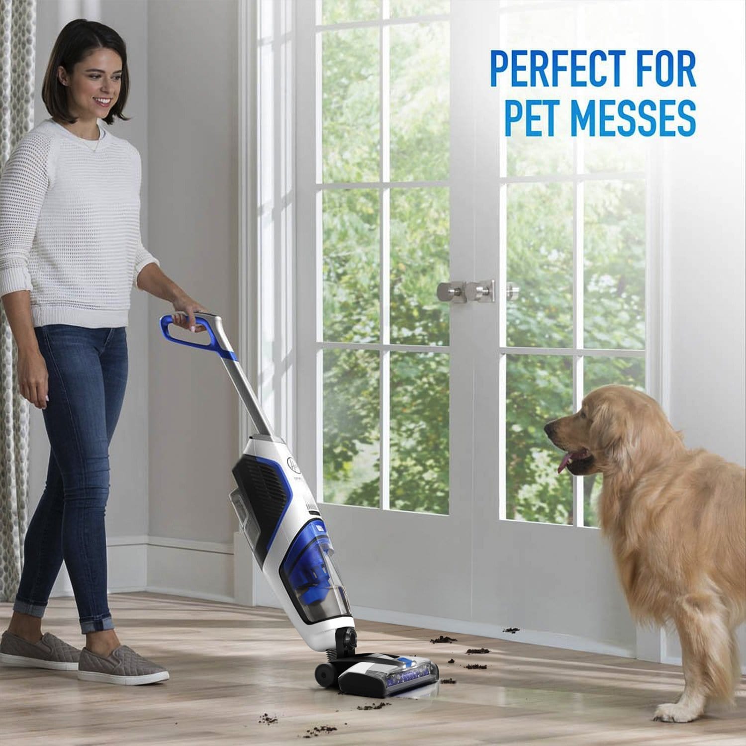 Hoover ONEPWR Floormate Jet Cordless Vacuum Cleaner with 1 Additional Free Rechargeable Lithium Battery