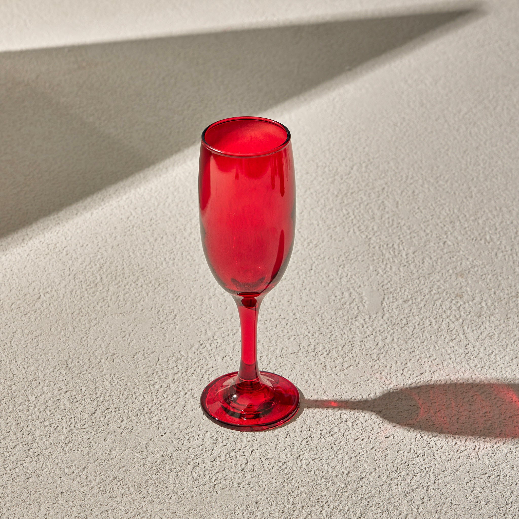 Pasabahce Champagne Glass Red