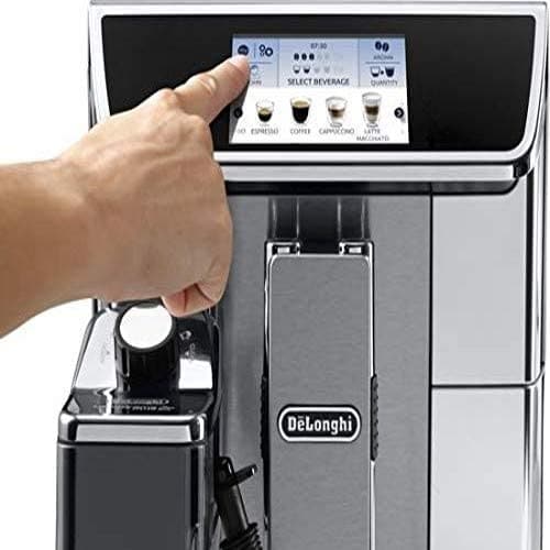 De'Longhi PrimaDonna Elite Fully Automatic Coffee Machine Silver ECAM 650.85.MS - Jashanmal Home