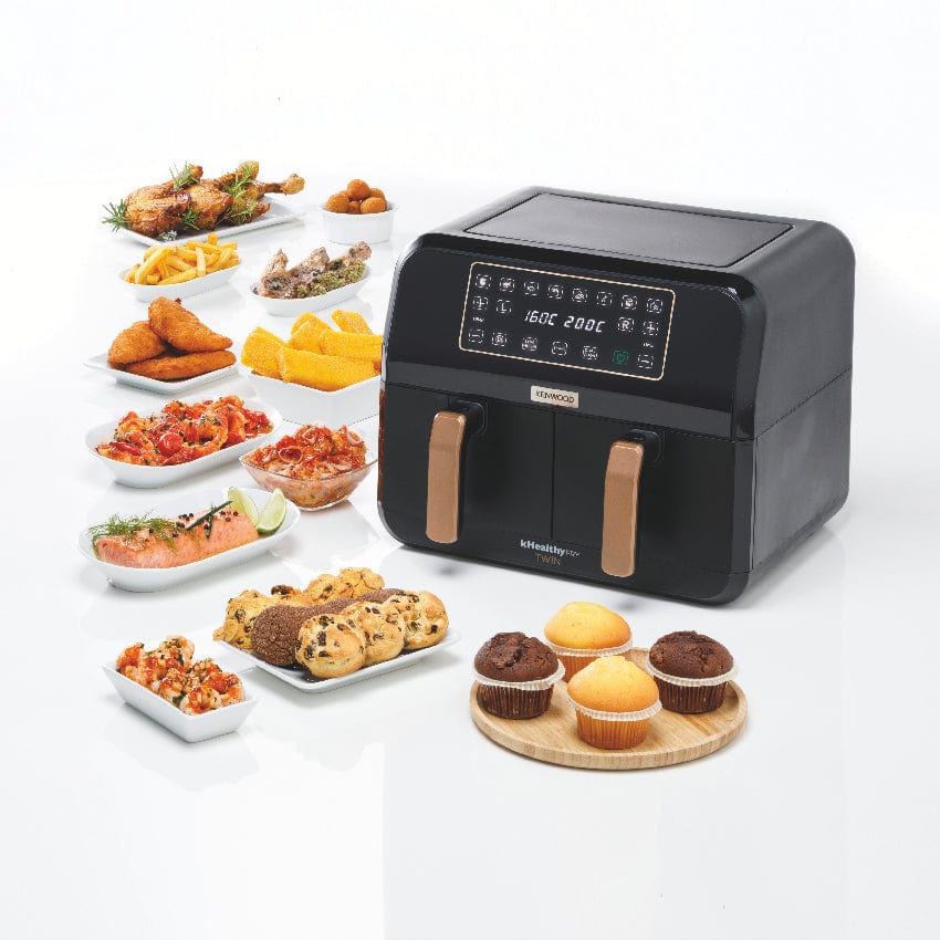 Kenwood Digital Twin Air Fryer 4L+4L