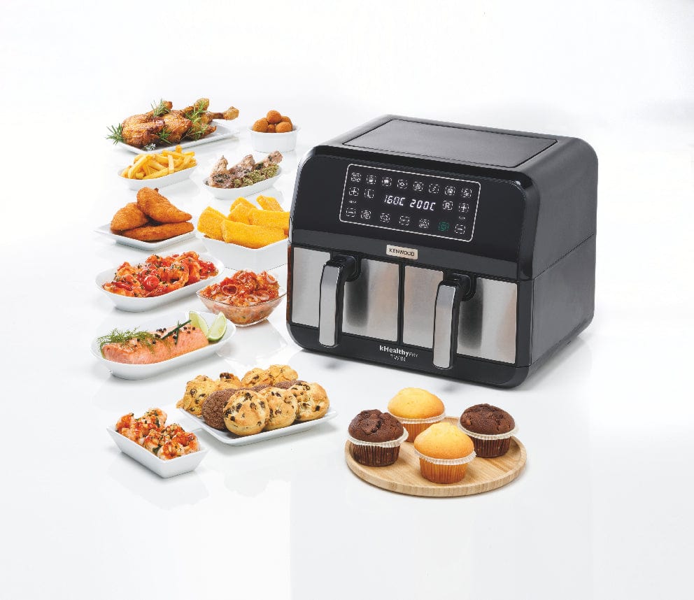 Kenwood Digital Twin Air Fryer 4L+4L