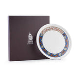 Dimlaj Melange Charger Plate Large Gold & Brown