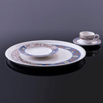 Dimlaj Melange Charger Plate Large Gold & Brown