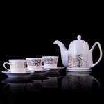 Dimlaj Kareem Tea Cups & Saucers 6Pc Gold
