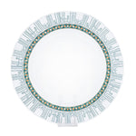 Dimlaj Asala Charger Plate Large Gold & Green