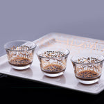 Dimlaj Kareem Cawa Cups 6Pc Gold