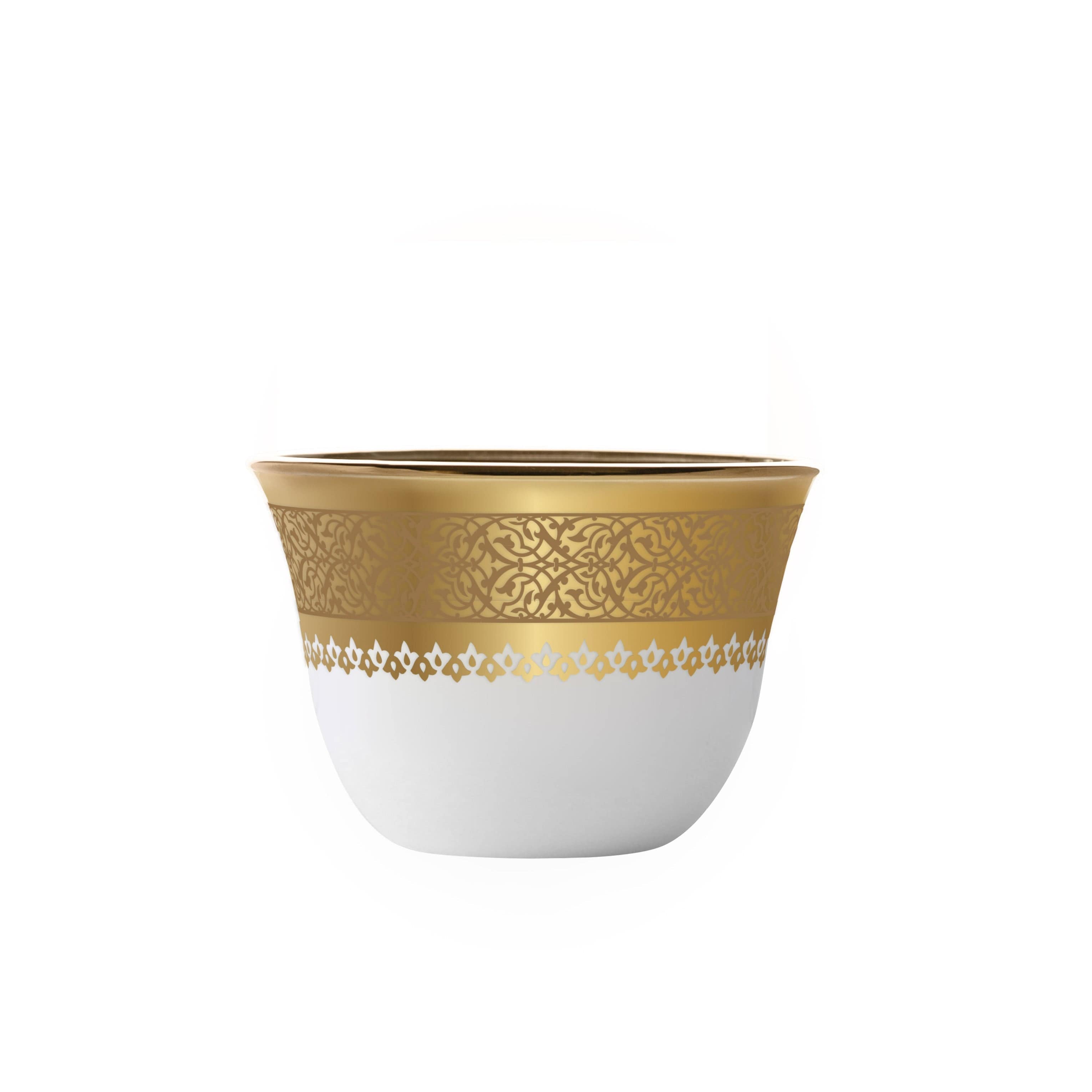 Dimlaj Cordoba Set of 6 Pcs Cawa Cups (Gold)