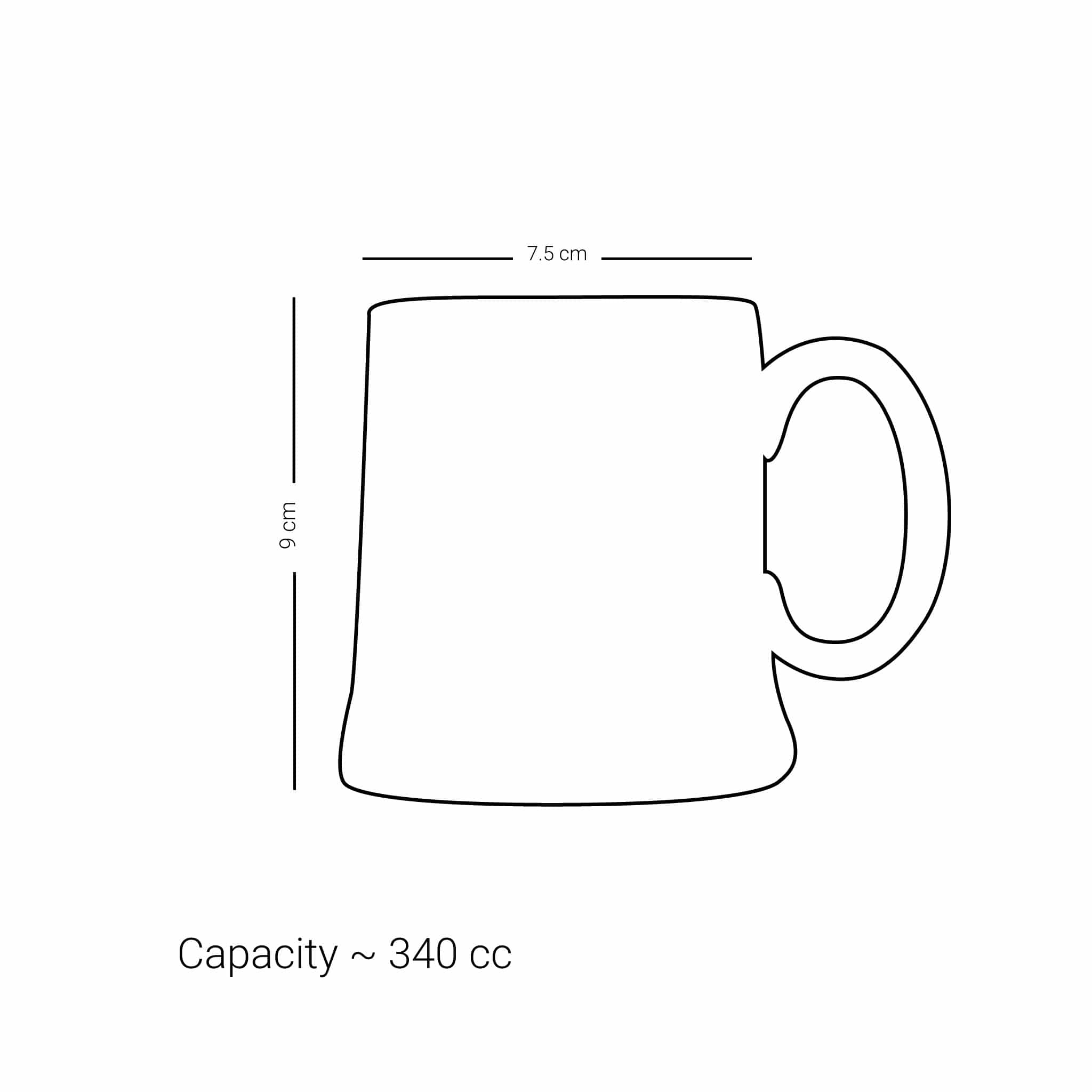Dimlaj Kareem Set of 2 Mugs (Gold)