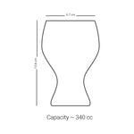 Dimlaj Kareem Goblet Stems 6Pc Gold