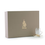 Dimlaj Abraj Tea Cups & Saucers 6Pc Gold