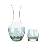 Dimlaj Asala Drinkset 5Pc Gold & Green