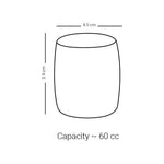 Dimlaj Suroor Short Tumblers 6Pc Platinum