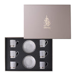 Dimlaj Abraj Turkish Coffee Cups 6Pc Gold