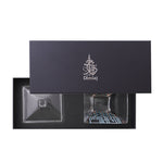 Dimlaj Asala Serving Bowl with Lid Gold & Green