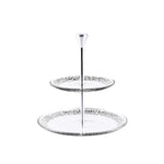 Dimlaj Kareem 2 Tiered Tray Platinum