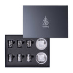 Dimlaj Kareem Turkish Coffee Cups Large Platinum