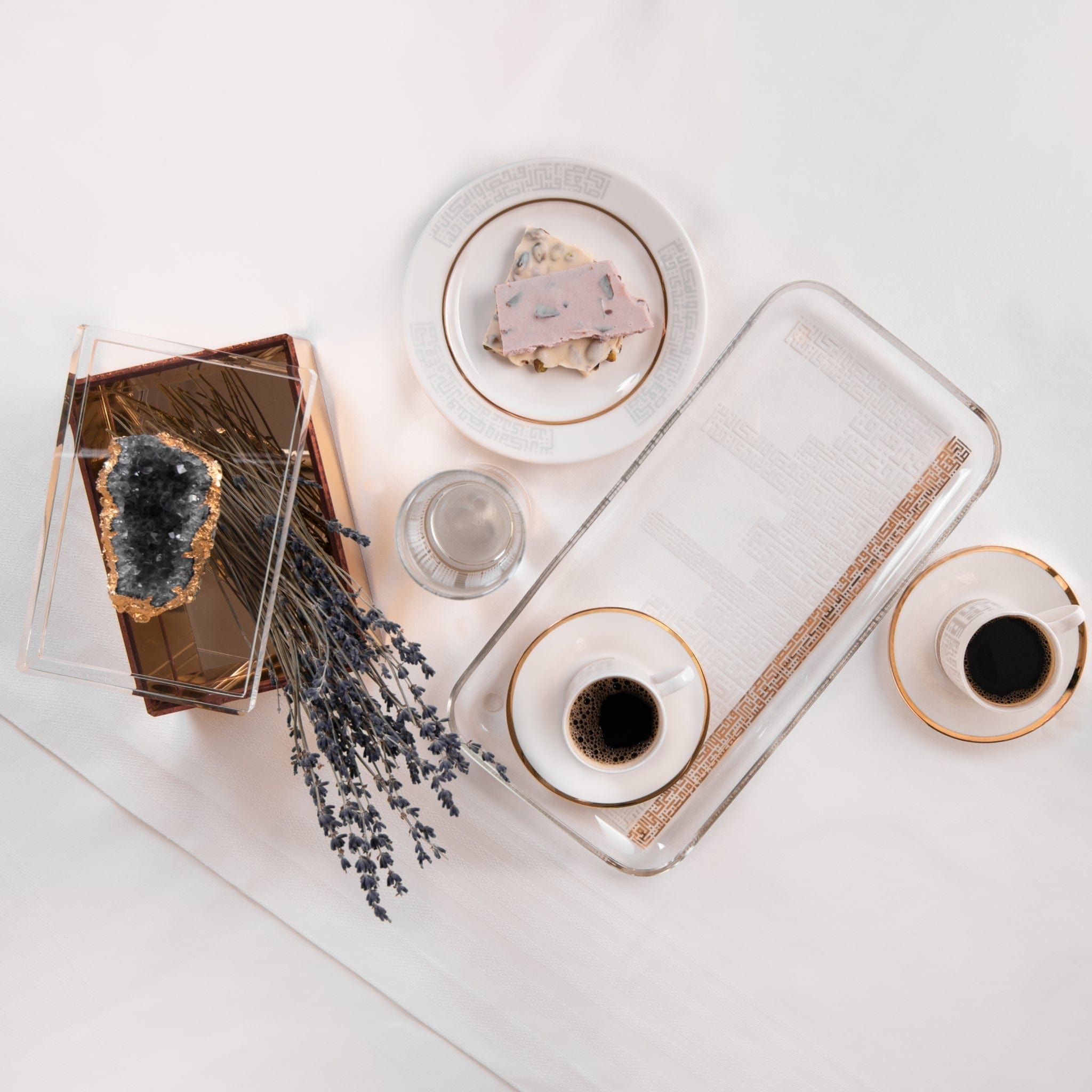 Dimlaj Abraj Plates 6Pc Gold