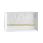 Dimlaj Abraj Rectangle Plates 2Pc Medium Gold