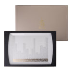 Dimlaj Abraj Rectangle Plate Medium Gold
