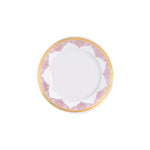 Dimlaj Selena Set of 6 Pcs Dessert Plates (Gold & Pink)