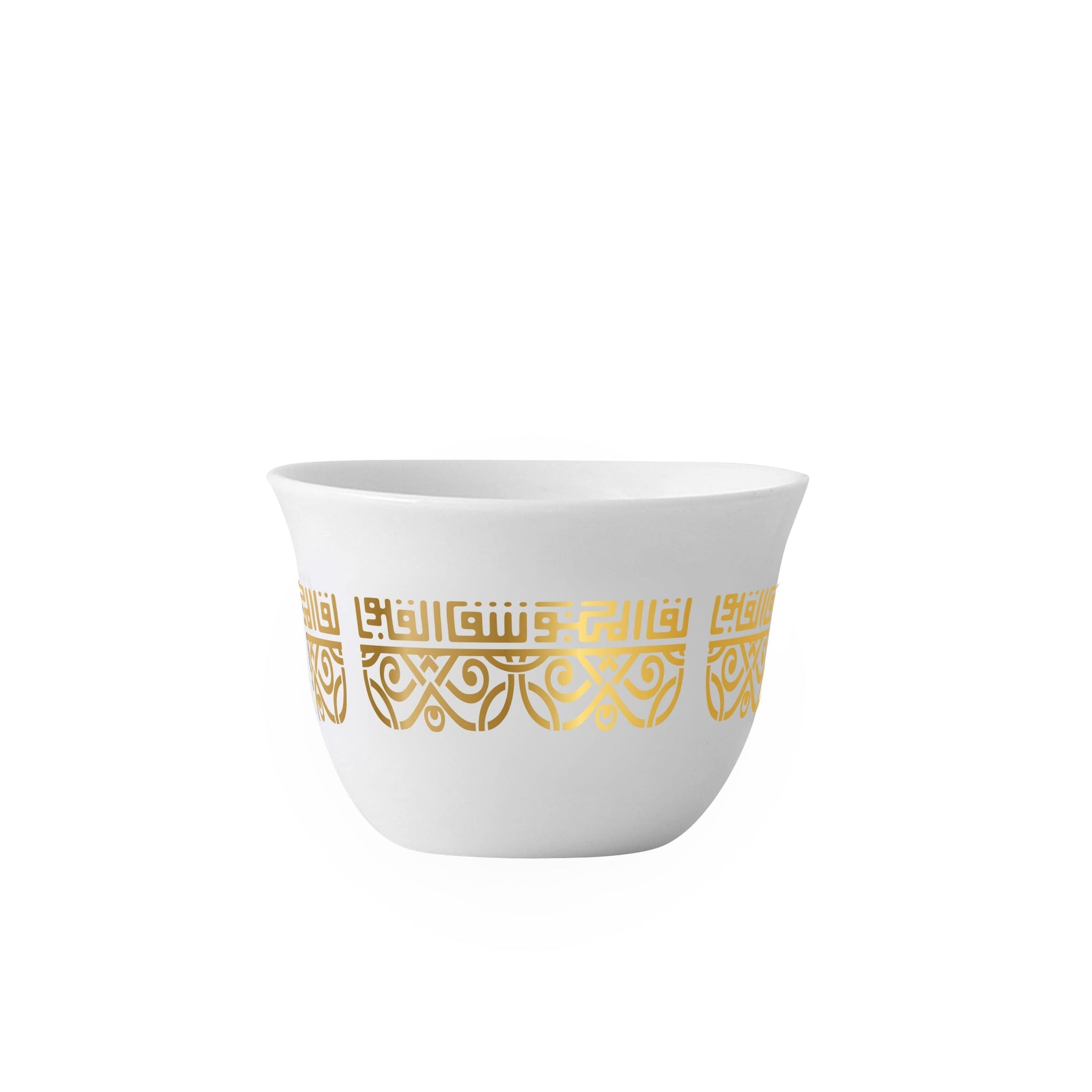 Dimlaj Shafa Cawa Cups 6Pc Gold