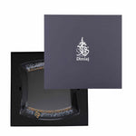 Dimlaj Wurood Serving Plate Large Gold & Green