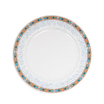 Dimlaj Wurood Plates 3Pc Porcelain Gold & Green