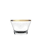 Dimlaj Perla Cawa Cups 6Pc Crystal Gold