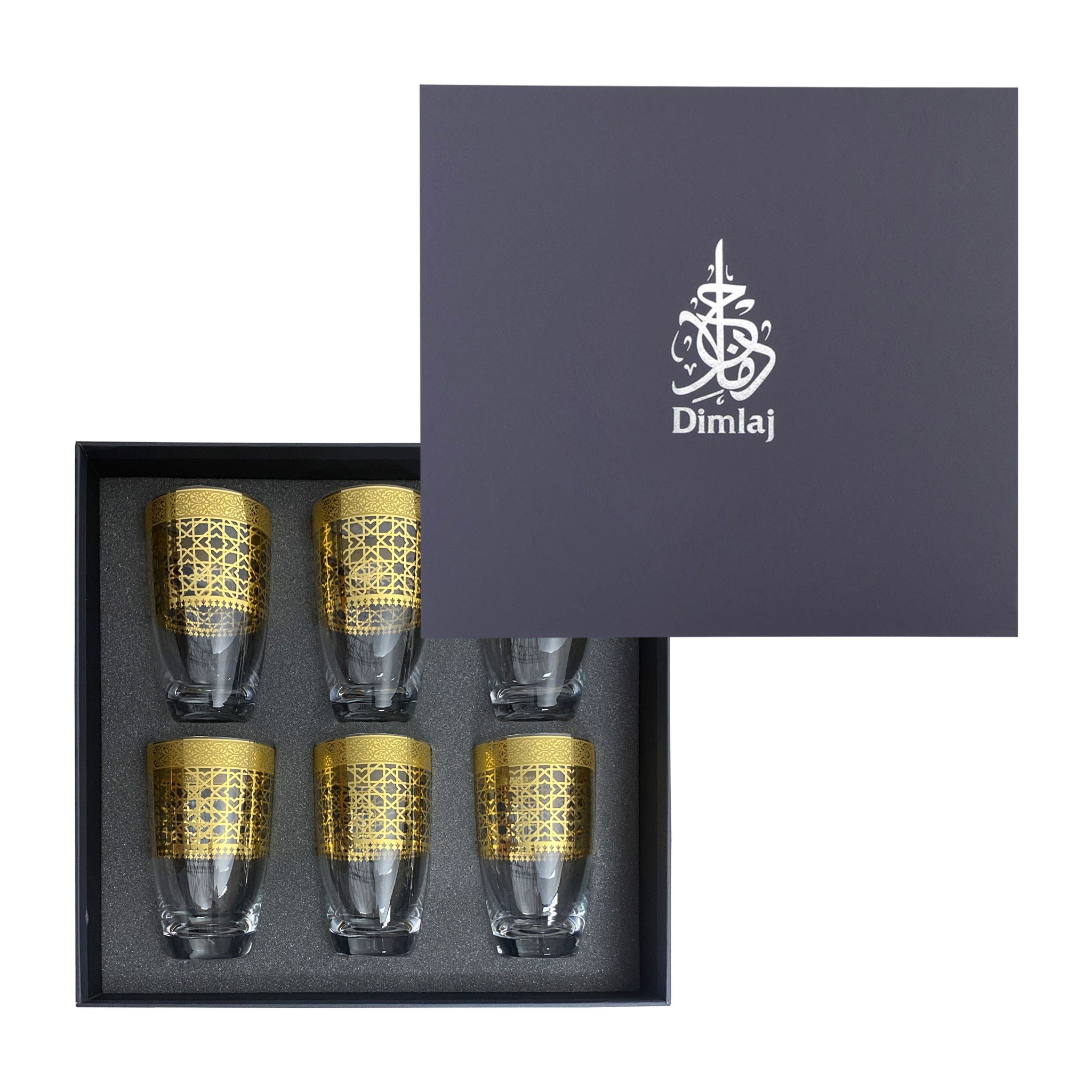 Dimlaj Cordoba Tumblers 6Pc Gold