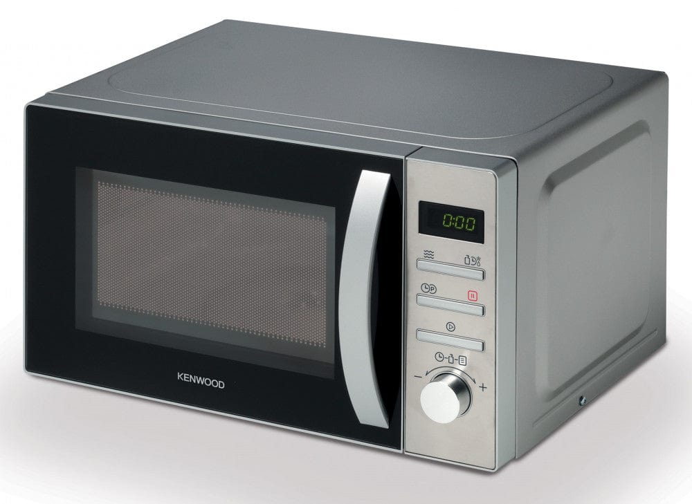 KENWOOD 22L Microwave Oven with Digital Display, 5 Power Levels, Defrost Function, Stainless Steel, Auto Menu, 95 Minutes Timer, Clock Function 700W MWM22.000BK Black/Silver