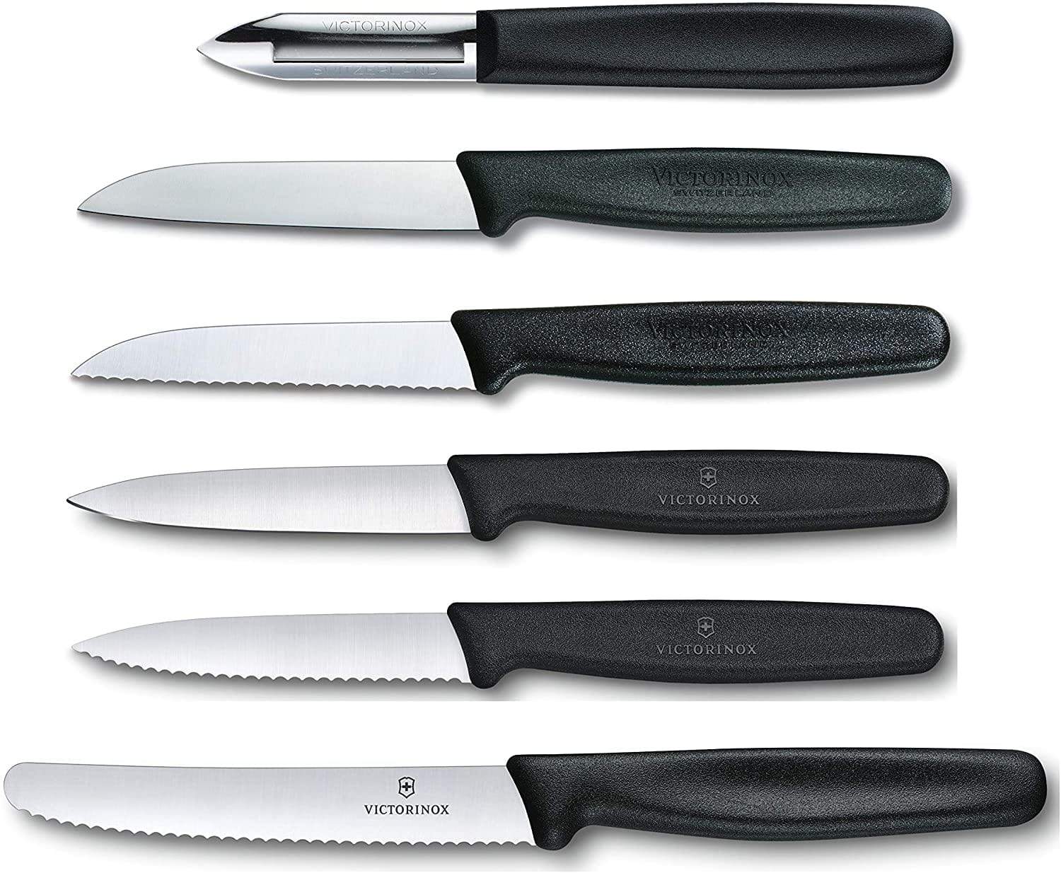 فيكتورينوكس – طقم سكين بارينج 6 قطع – أسود - 5.1113.6