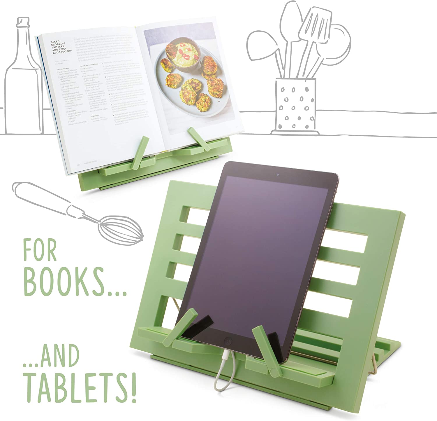 THE NEW BRILLIANT READING REST - SAGE GREEN