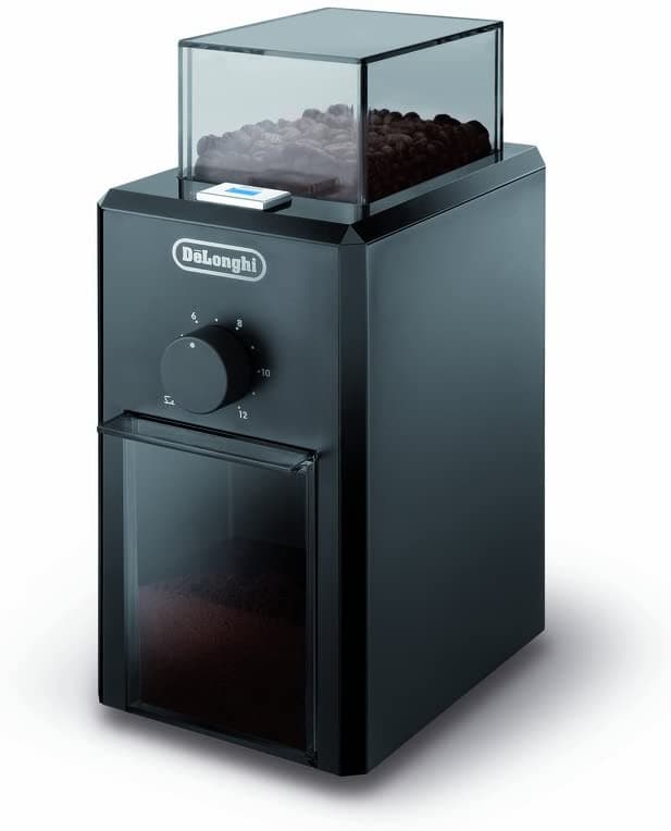 De'Longhi Electric 12 Cup Burr Grinder Black KG79 - Jashanmal Home