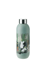 Stelton Keep Cool Bottle 0.75L Dusty Green Moomin