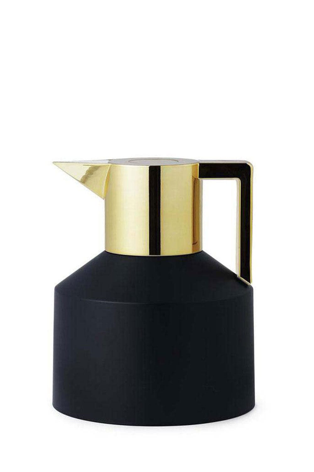 NC Geo Vacuum Flask, Black/Gold, 1 L