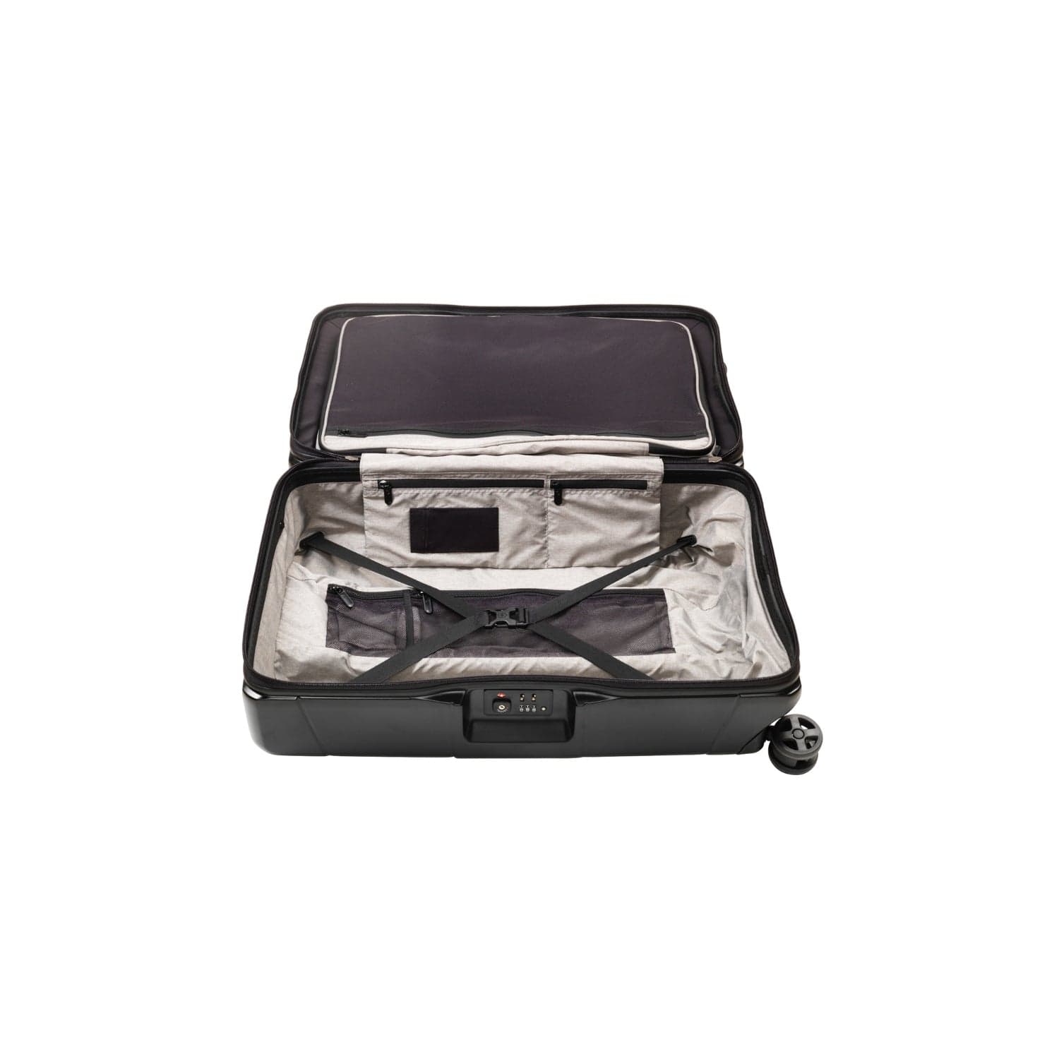 فيكتورينو ليكسيكون 68 سم حقيبة صلبة متوسطة 4 عجلات مزدوجة تسجيل الوصول حقيبة ترولي - أسود - 602105
