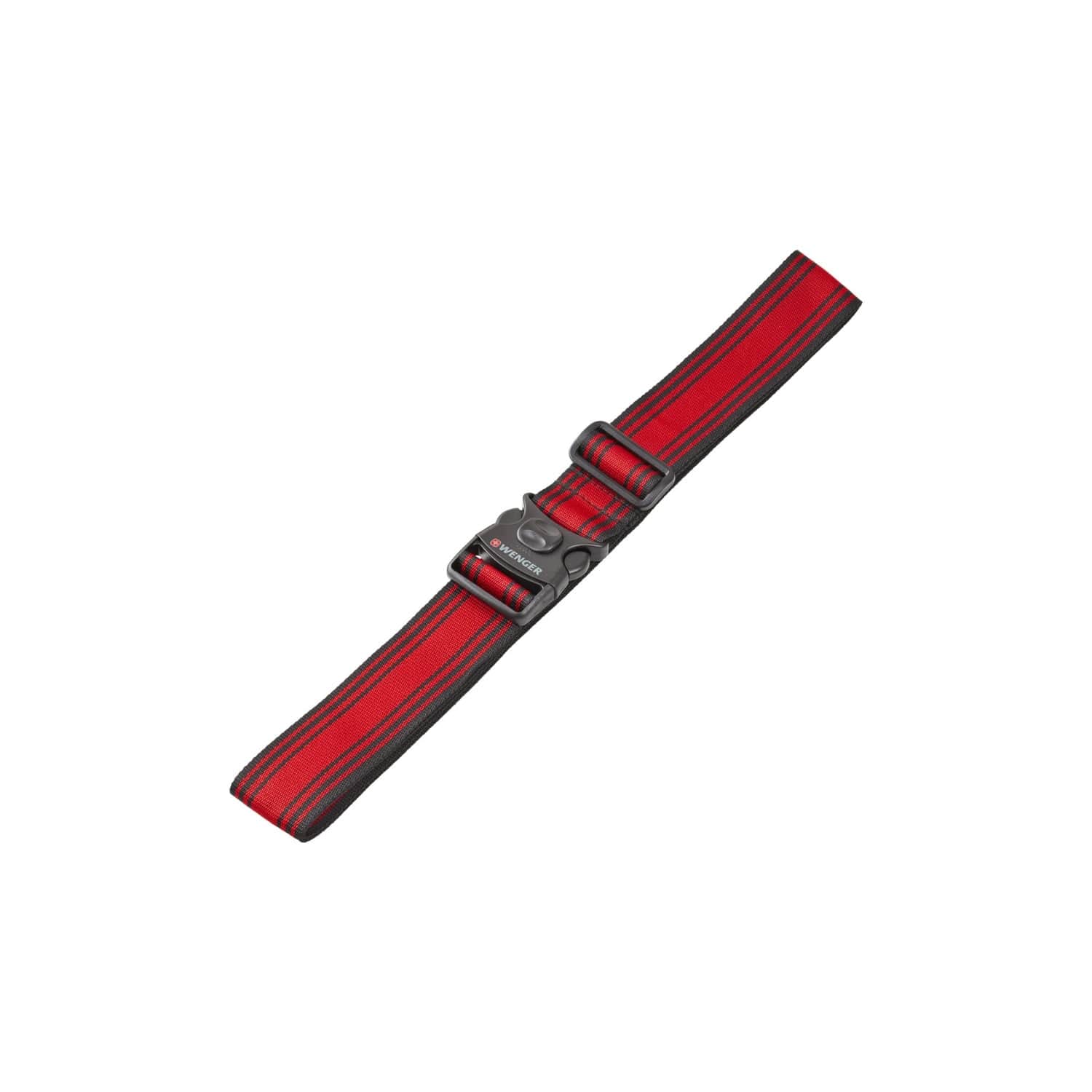 Wenger Locking Luggage Strap Black -Red - 604597