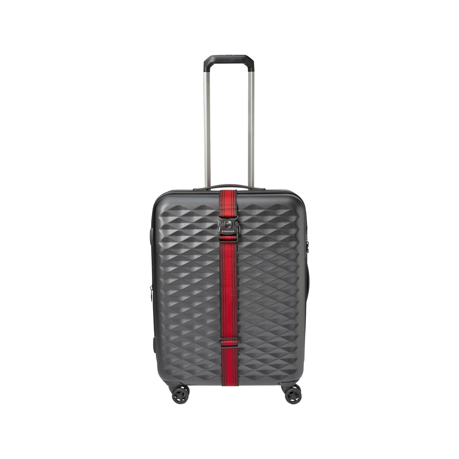 Wenger Locking Luggage Strap Black -Red - 604597