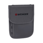 Wenger Travel Document RFID Neck Pouch Grey Organizer Case