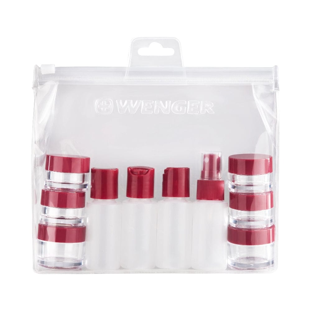 Wenger Travel-Sized Toiletry Bottle Set Clear - 611888