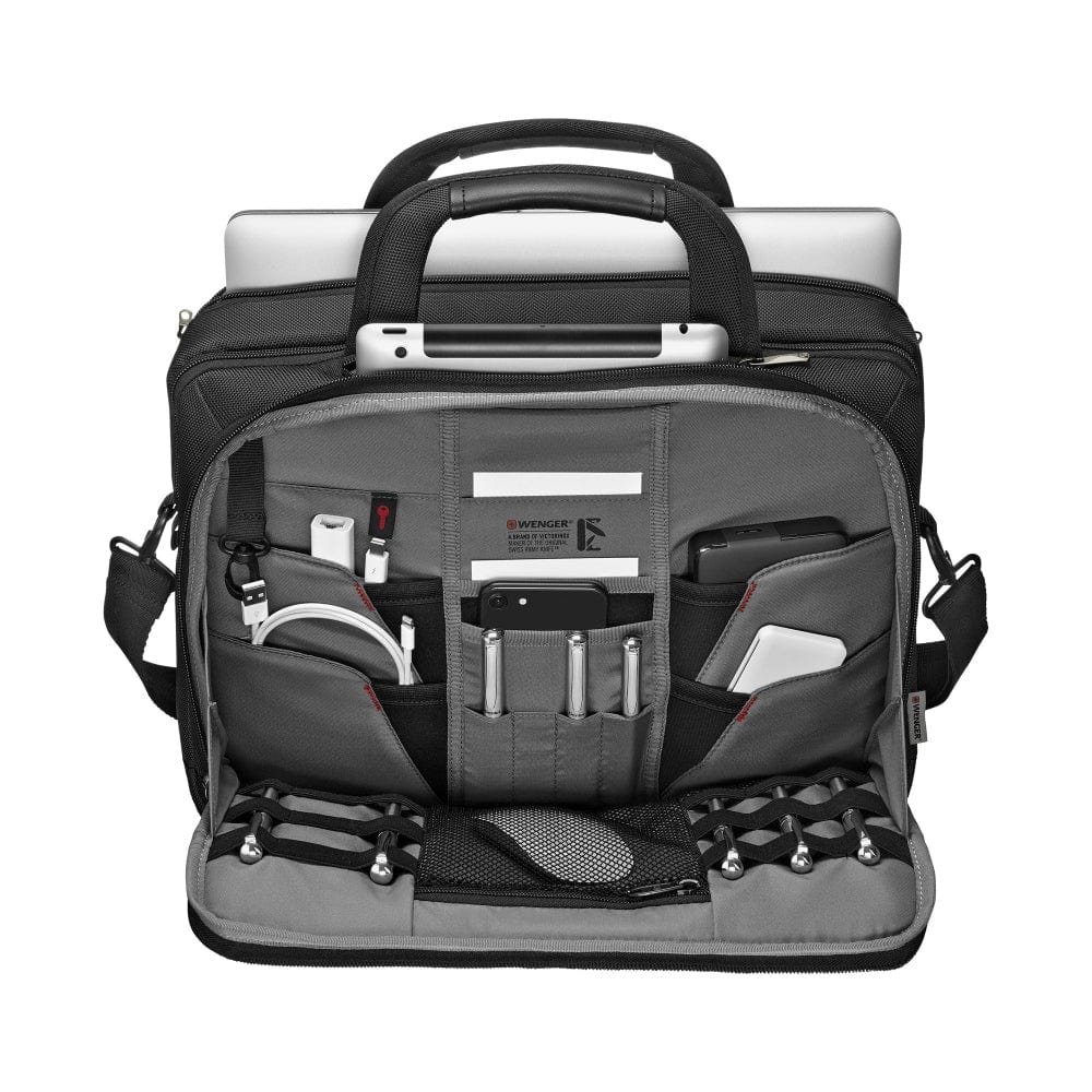 فينجر BC Pro 14 بوصة - 16 بوصة حقيبة لاب توب مع جيب تابلت أسود - 612267