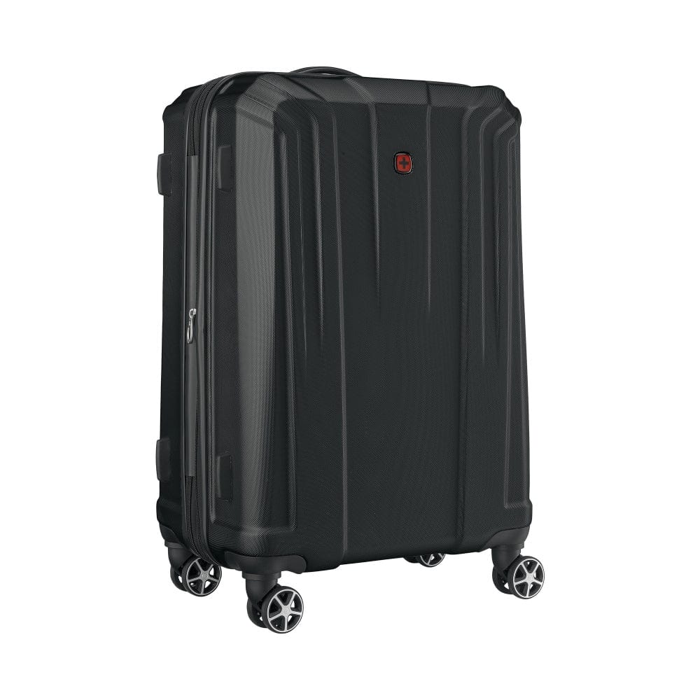 Wenger Destination 2 Piece 67+77cm Hardside Expandable Check-In Luggage Trolley Set Black - 612343-2