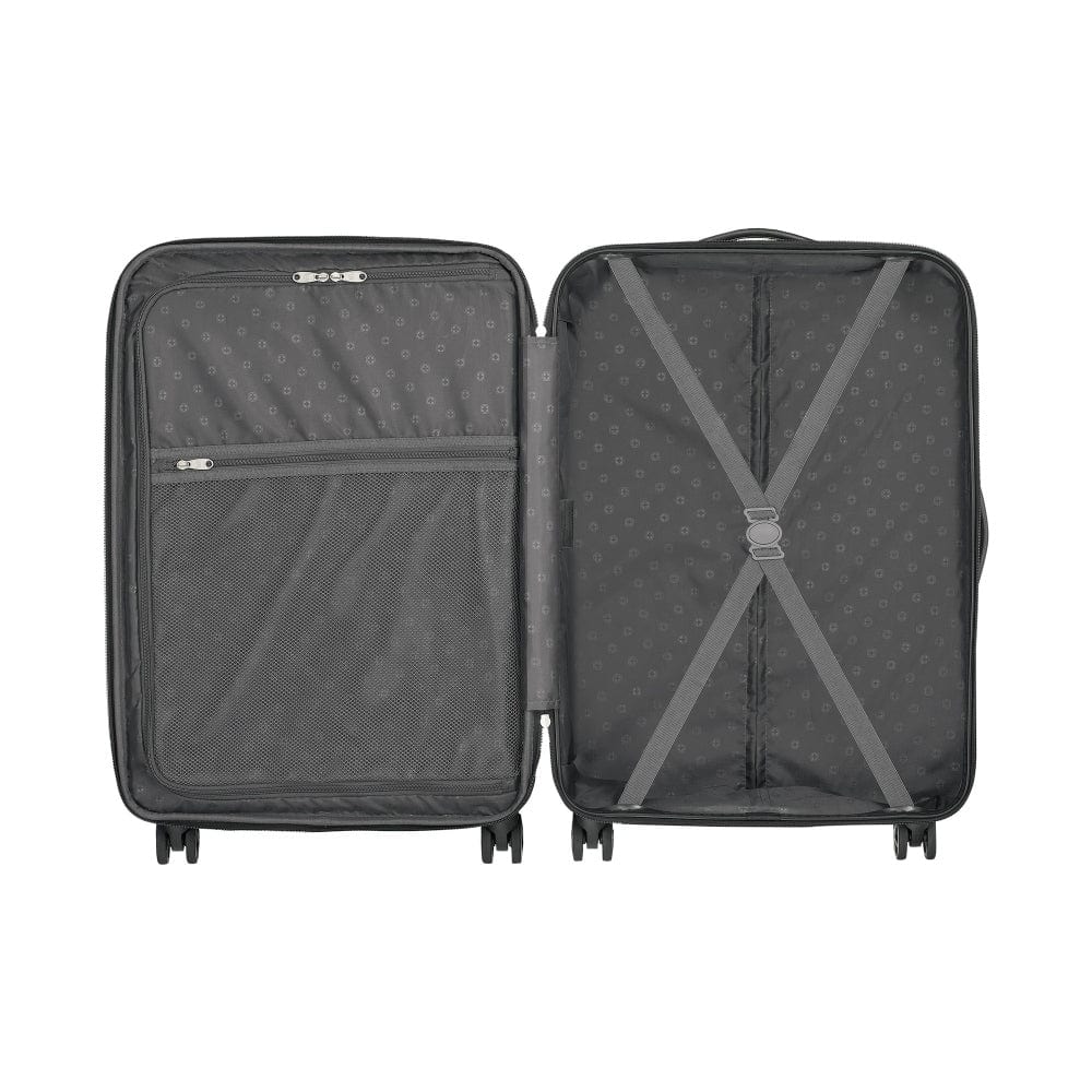 Wenger Destination 2 Piece 67+77cm Hardside Expandable Check-In Luggage Trolley Set Black - 612343-2