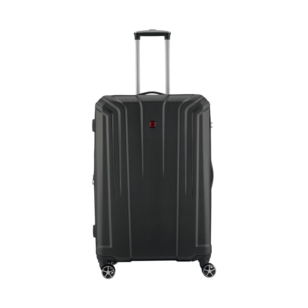 Wenger Destination 2 Piece 67+77cm Hardside Expandable Check-In Luggage Trolley Set Black - 612343-2