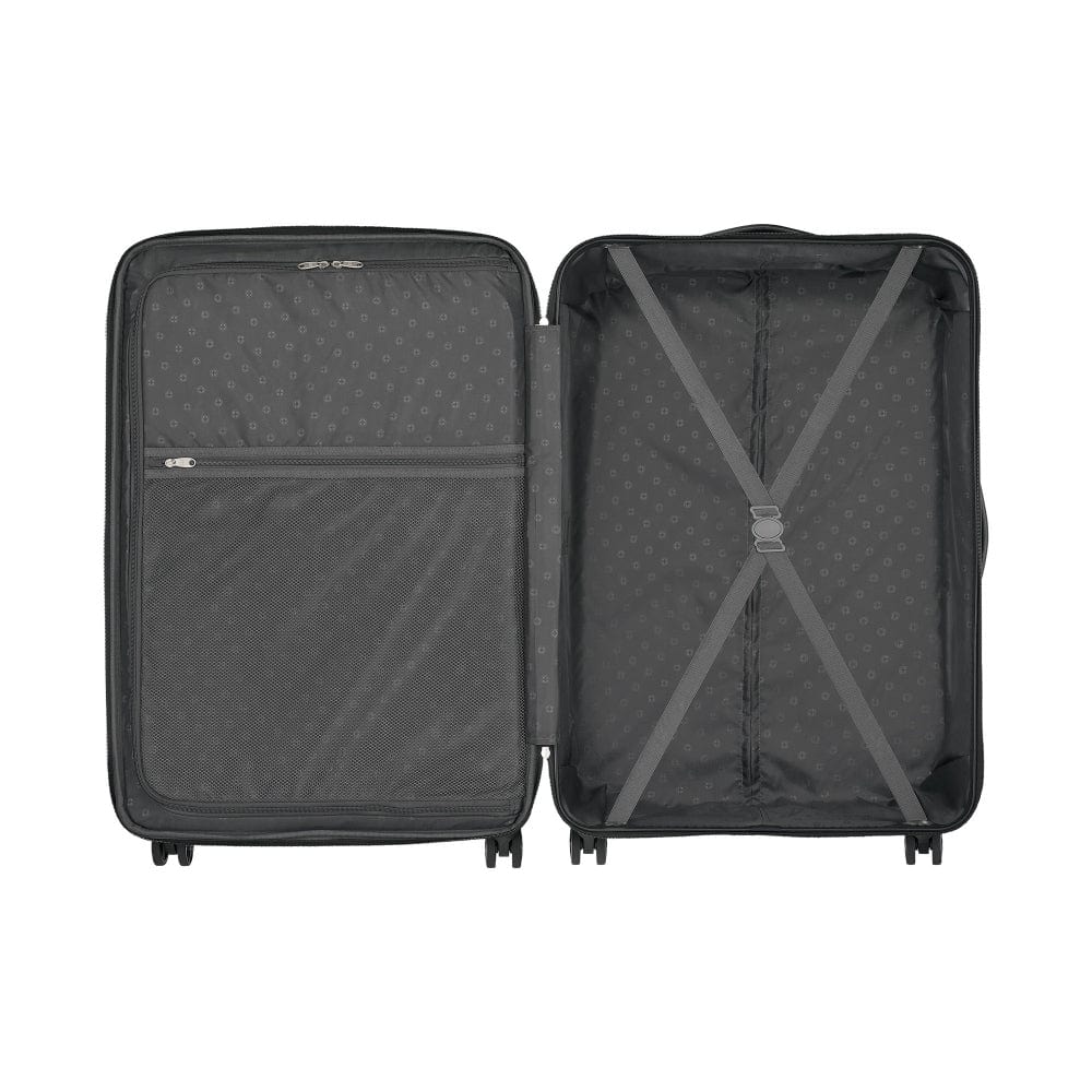 Wenger Destination 2 Piece 67+77cm Hardside Expandable Check-In Luggage Trolley Set Black - 612343-2