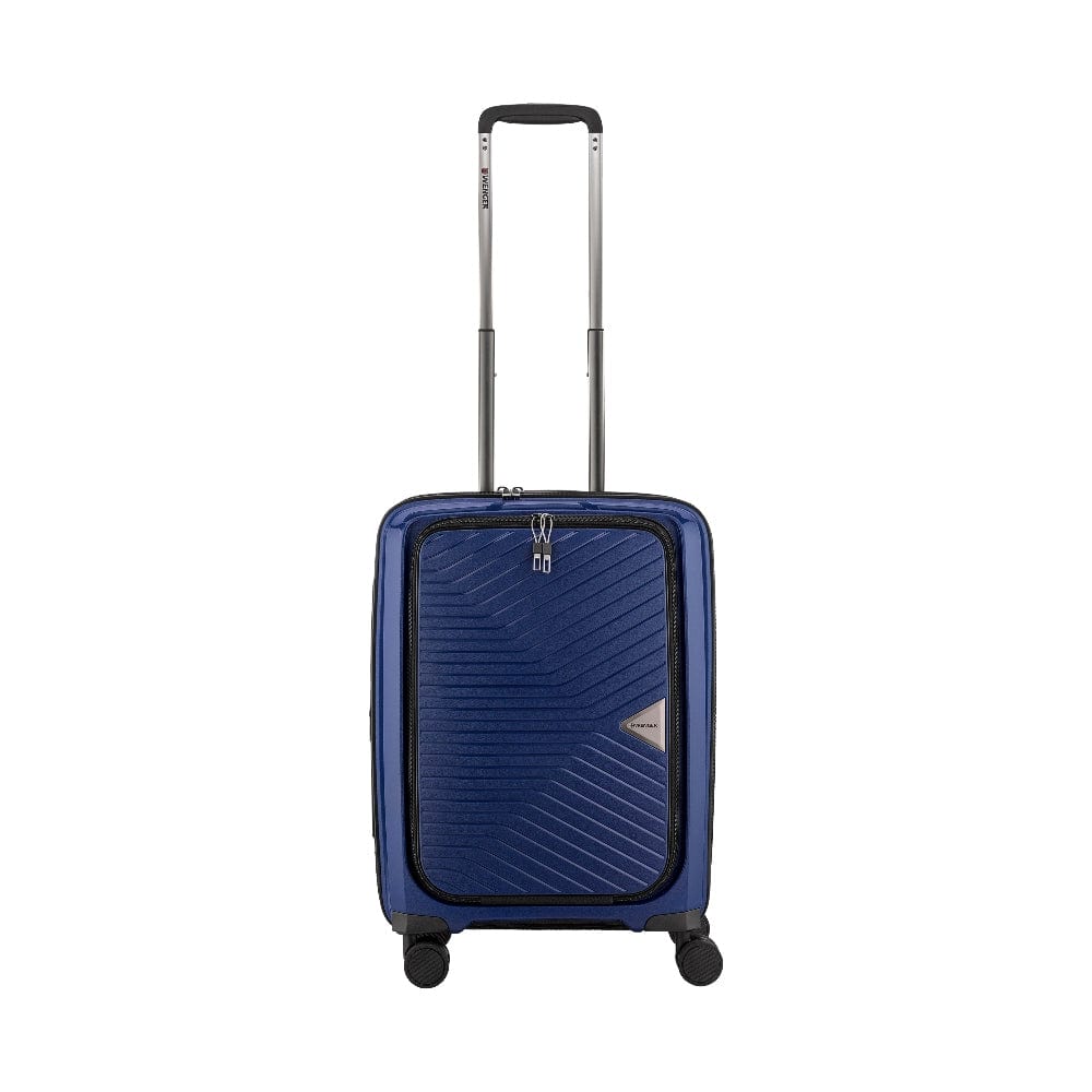 Wenger Ultra-Lite 2 Piece 55+77cm Hardside Expandable Cabin & Check-In Luggage Trolley Set Blue