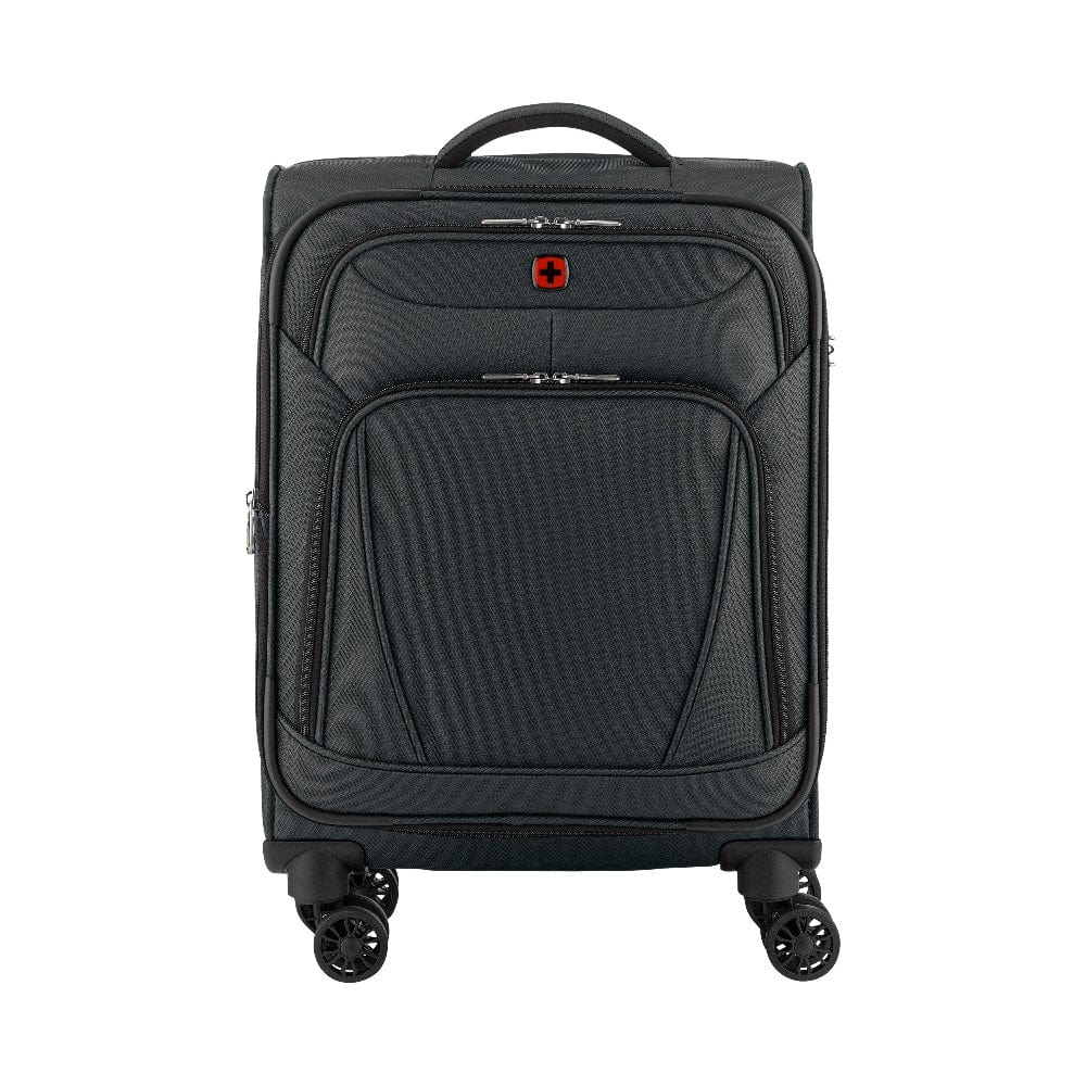 Wenger Beaumont Lite Carry-On Softside Expandable 57cm Cabin Luggage Trolley Black - 612381